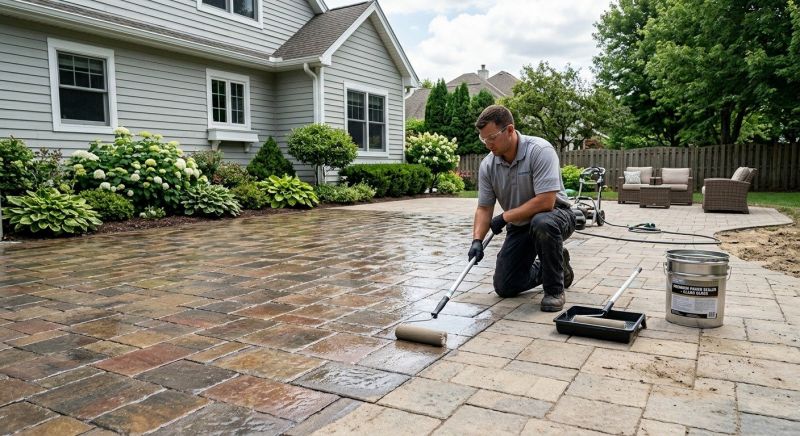 Hardscape Sealing in Kansas City, KS