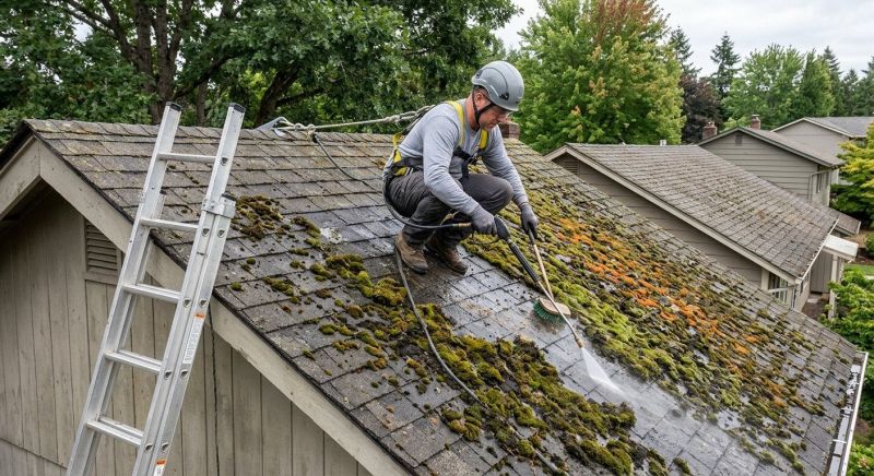 Roof Algae Removal in Vancouver, WA