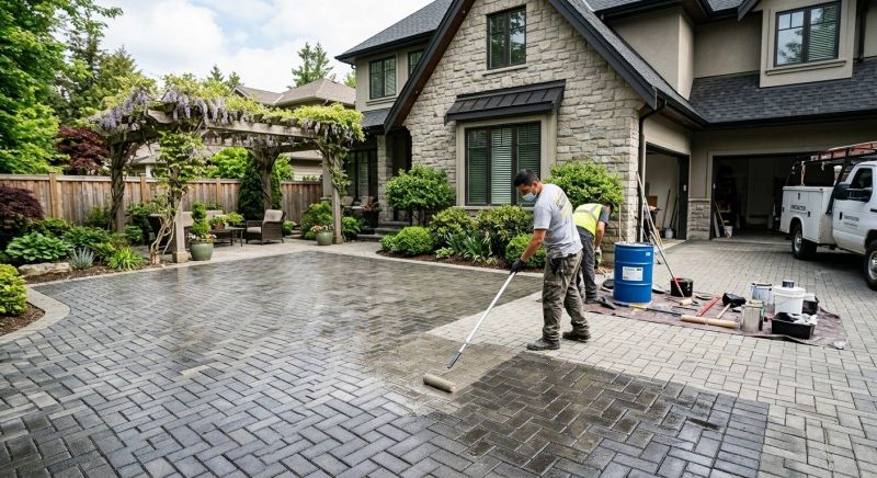Sidewalk Concrete Sealing in Tacoma, WA